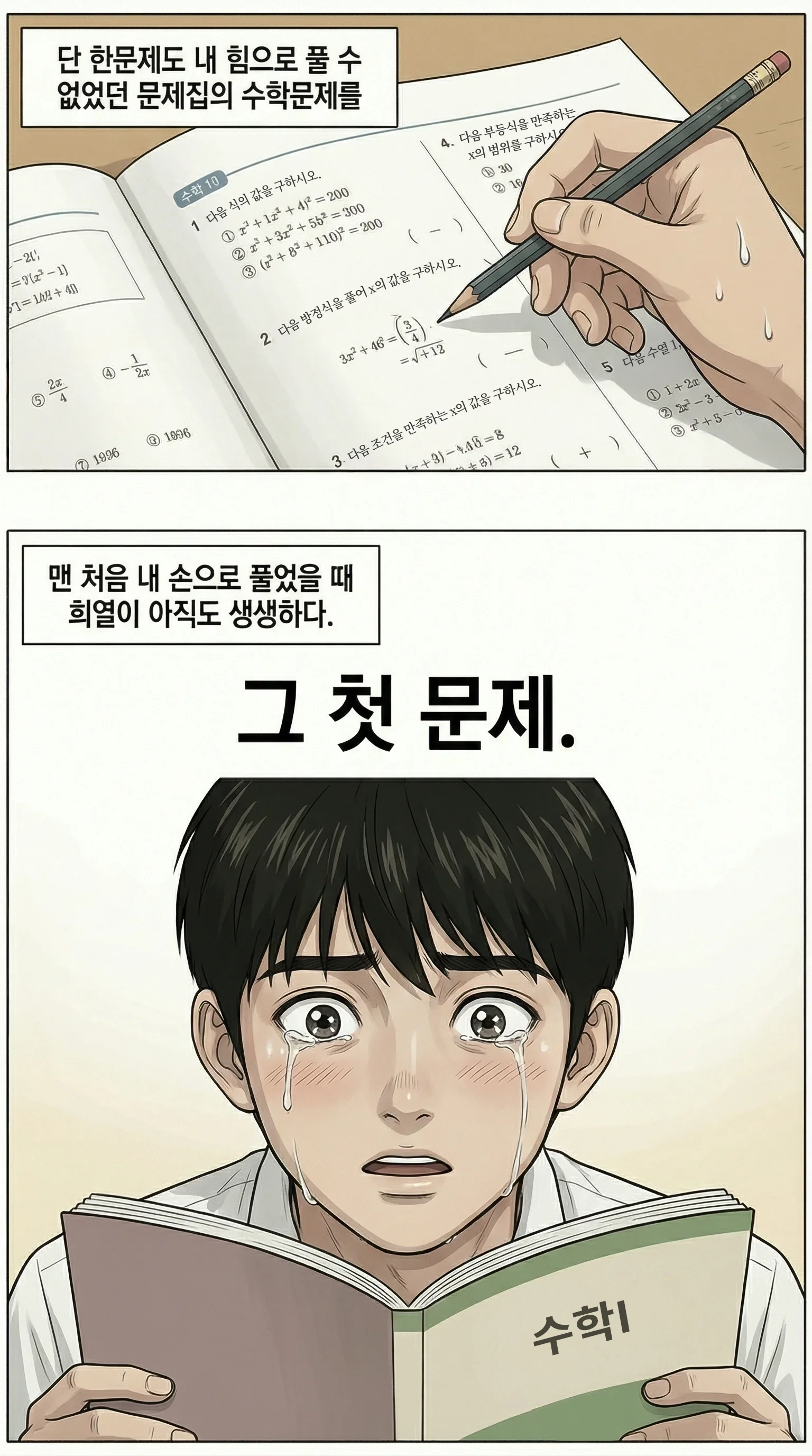 첫 문제를 내 손으로 풀었을 때의 희열