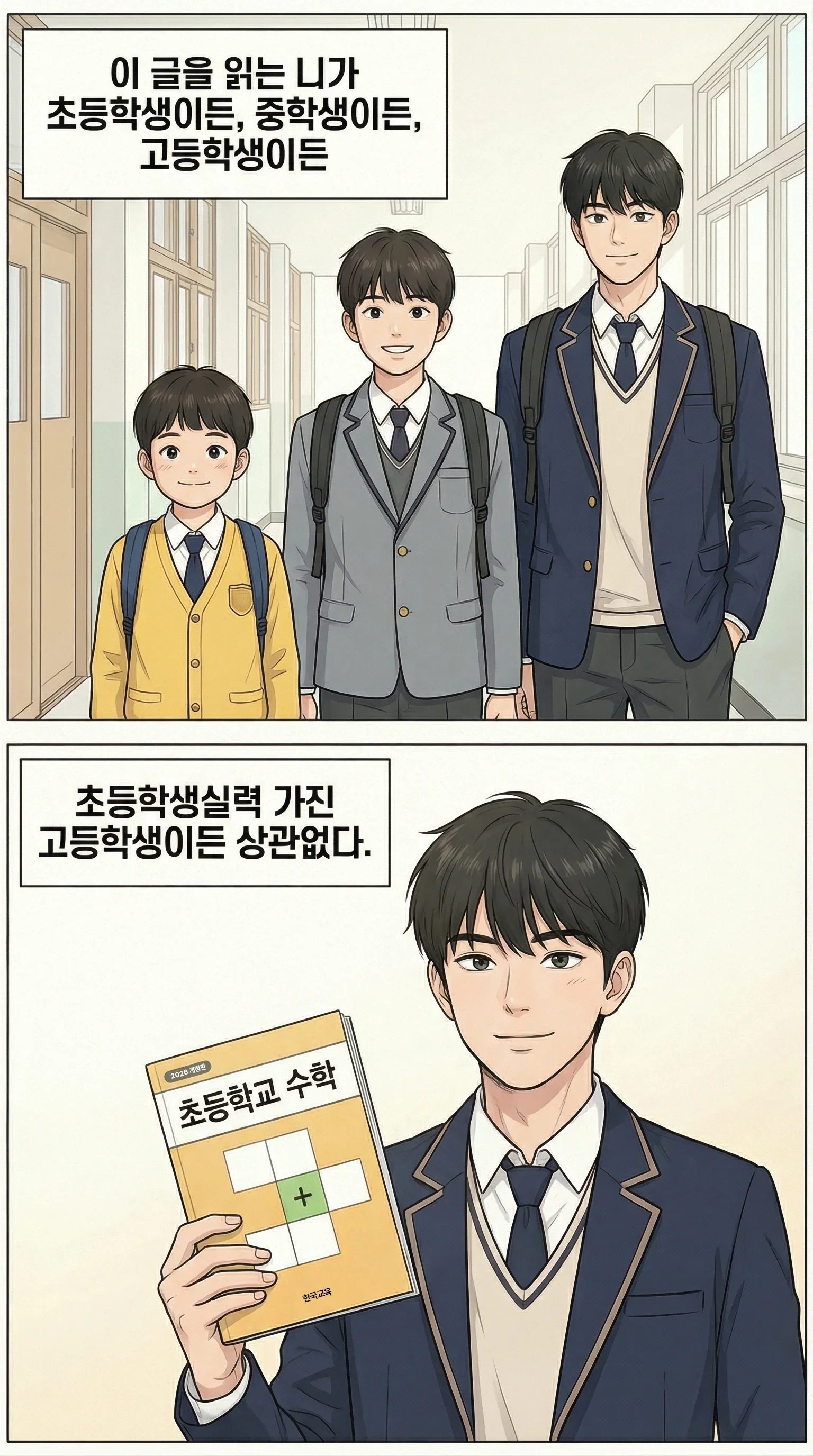 초등학생, 중학생, 고등학생 모두를 위한 앱