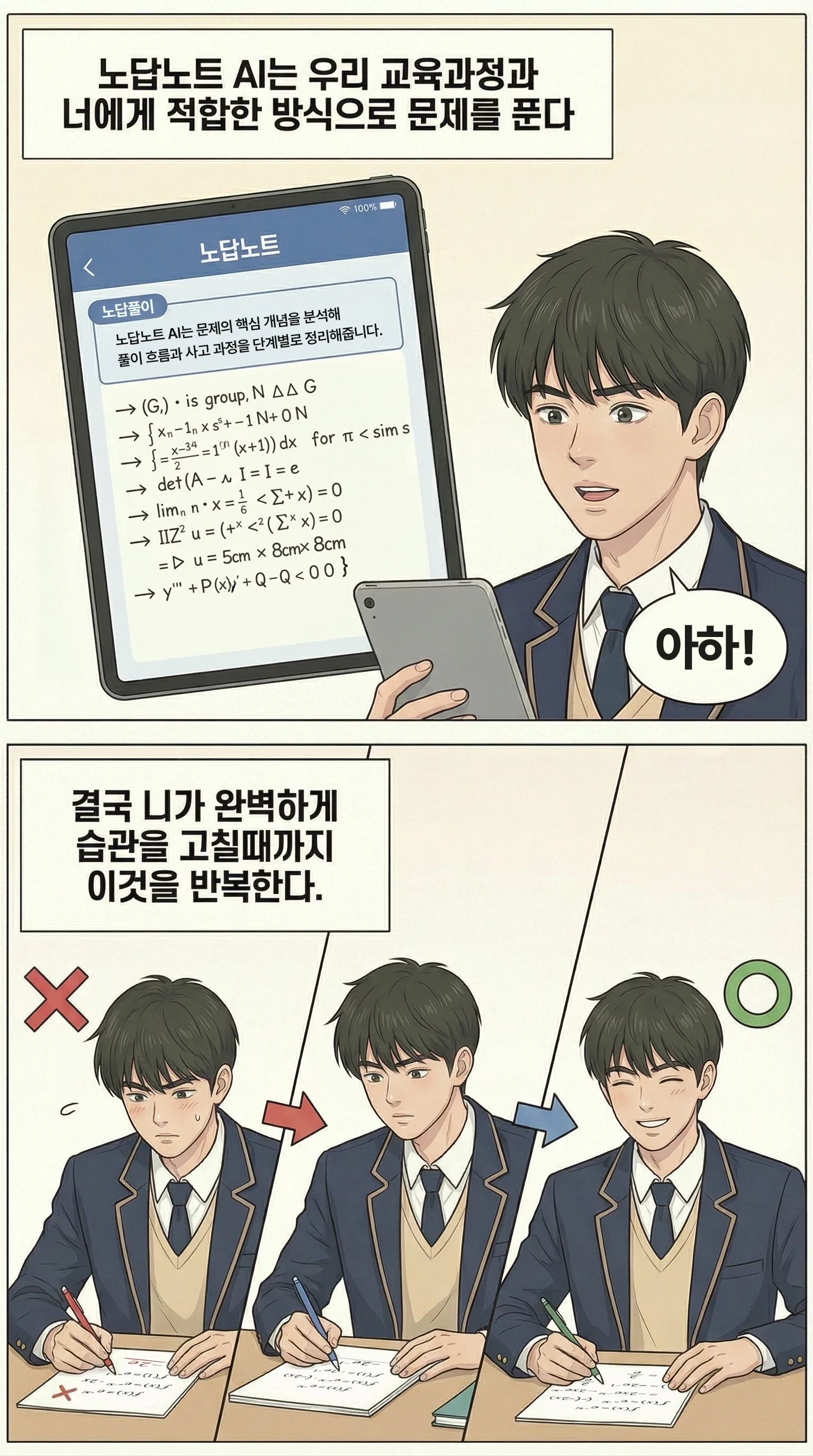 우리 교육과정과 너에게 적합한 방식으로 반복 학습